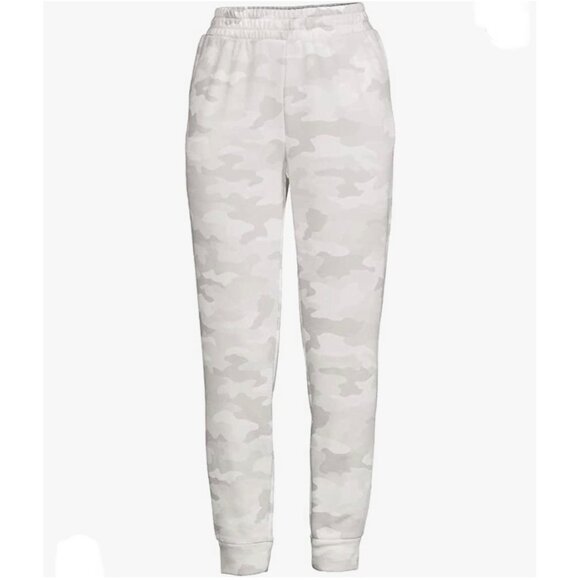 Light Grey Camo Cuffed Sleep Pants Large - Picture 2 of 3